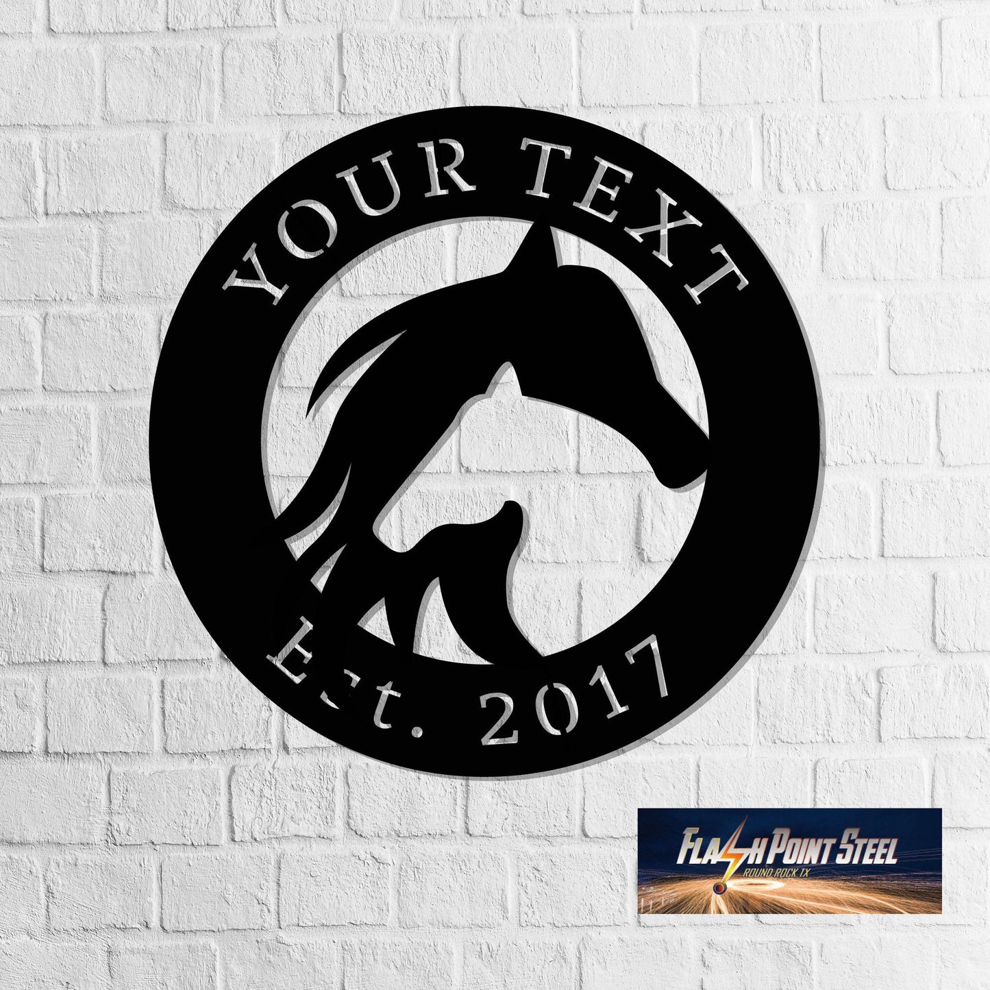 Custom Horses Shape Sign Family Metal Signranch Sign Farm Sign Gate Sign Plasma Cut Steel Sign Steel Art Welcome Sign Metal Wall Art