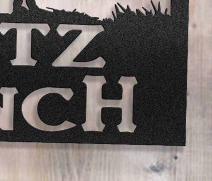 Custom Llama Farm Sign - Custom Metal Llama Farm Sign - Metal Farm Signs - Farmer Gifts