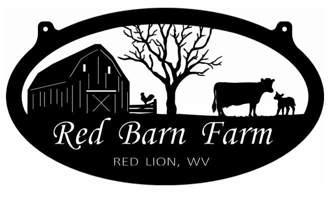 Custom Metal Farm Sign Cattle Farm Signbarn Cow Calf Chicken Signmetal Barn Sign Metal Wall Art Metal House Sign