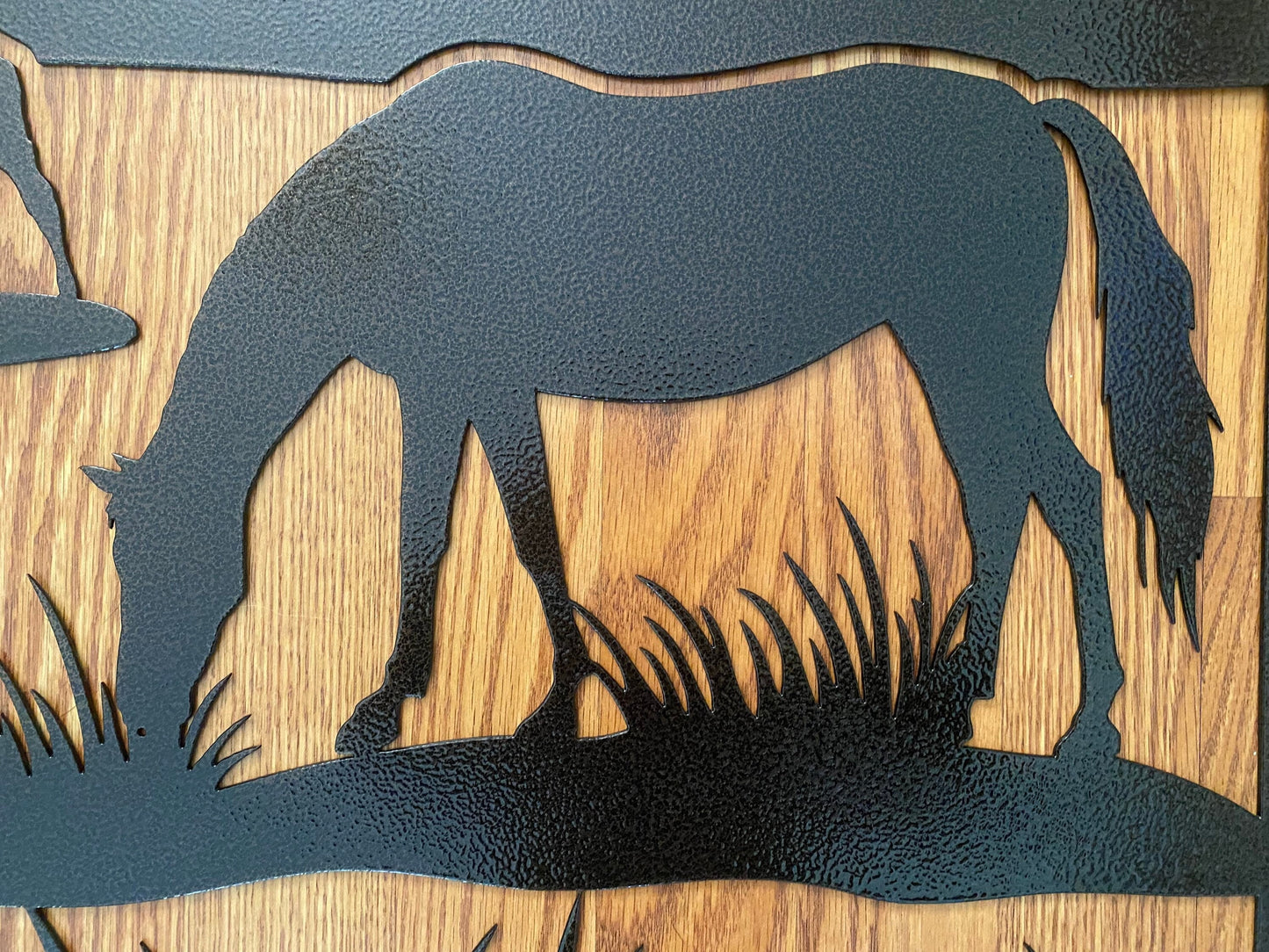 Custom Metal Farm Sign Or Ranch Sign With Horse Cow And Calf - Farm House Decor - Large Metal Farm Signs