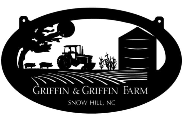 Custom Metal Hog Farm Sign Grain Bin Soybean Pig Farm Metal Sign Metal Wall Art Metal House Sign
