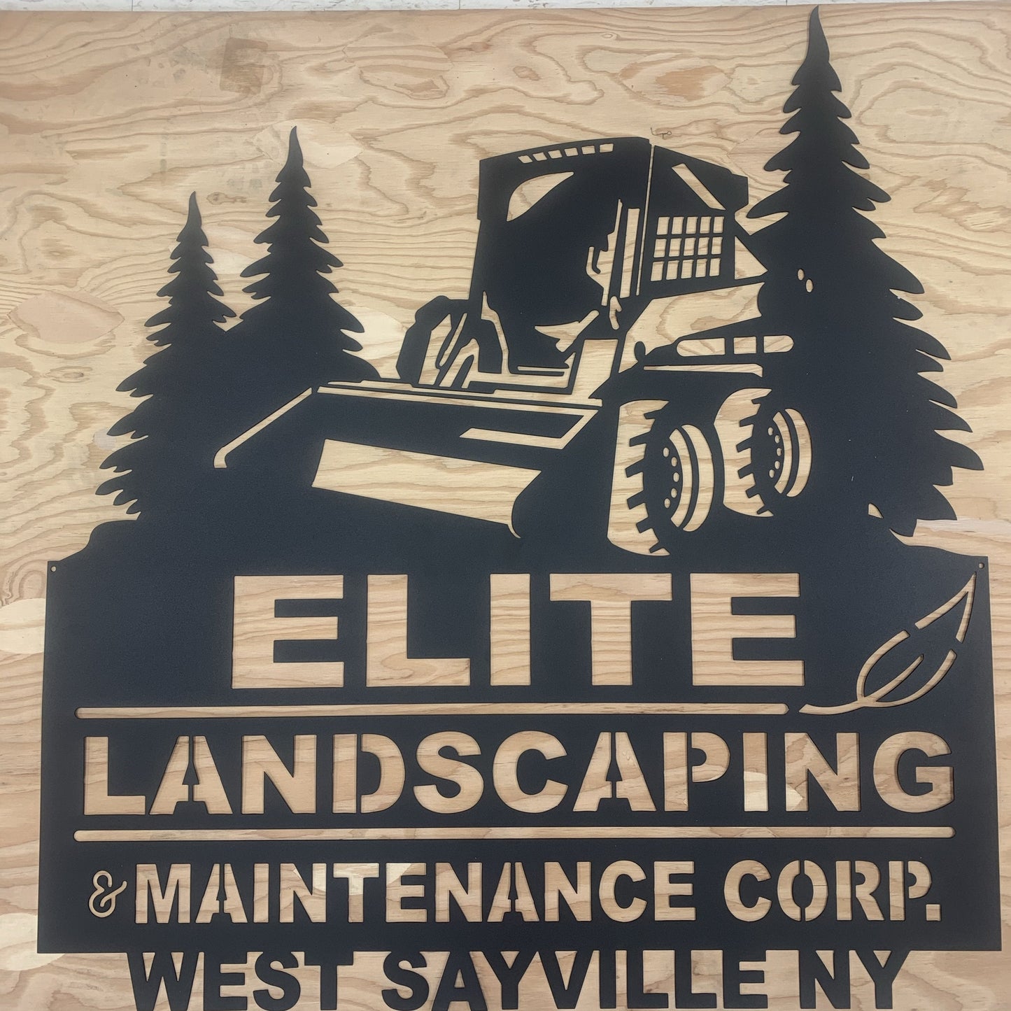 Custom Metal Skid Loader Bobcat Vehicle Sign - Metal Decor Wall Art - Heavy Equipment Operator Gifts