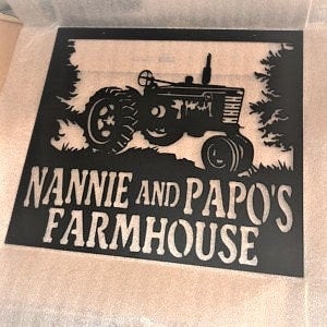 Custom Metal Tractor Sign Metal Tractor Sign Indoor Or Outdoor Tractor Farm Sign Metal Farm Signs - Farmer Gifts