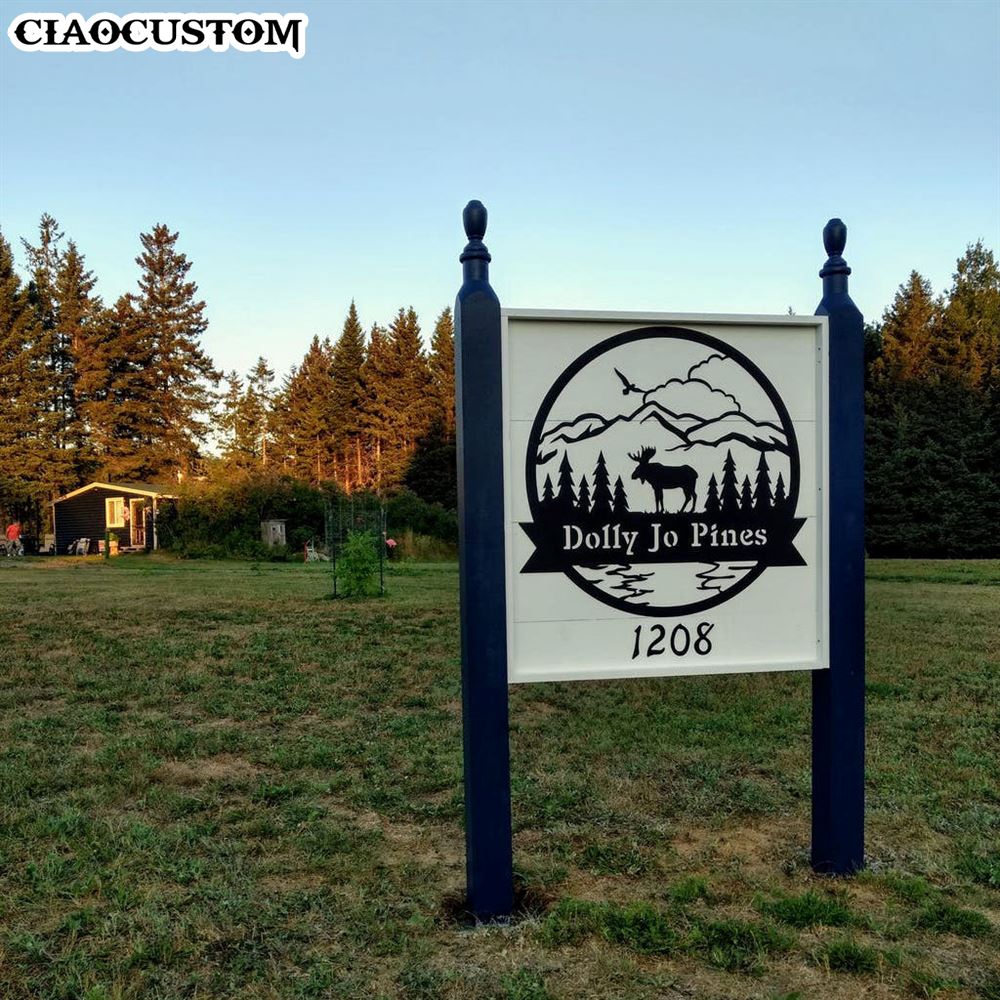 Custom Name Moose Monogram - Moose Metal Sign - Moose Metal Wall Art - Moose Gifts