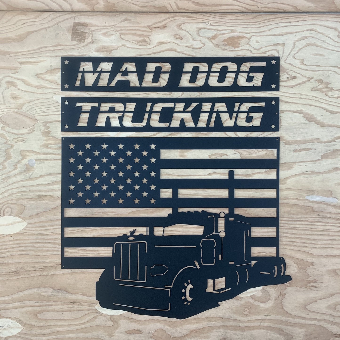 Custom Pete 379 Vehicle Metal Sign - Metal Decor Wall Art - Heavy Equipment Operator Gifts