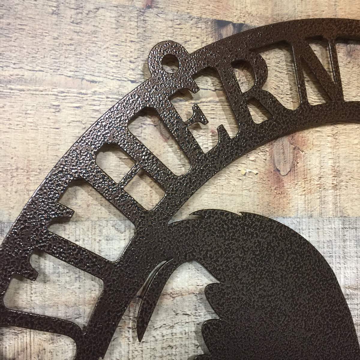 Custom Rooster Farmhouse Ranch Sign Cut Metal Sign Metal Wall Art Metal House Sign