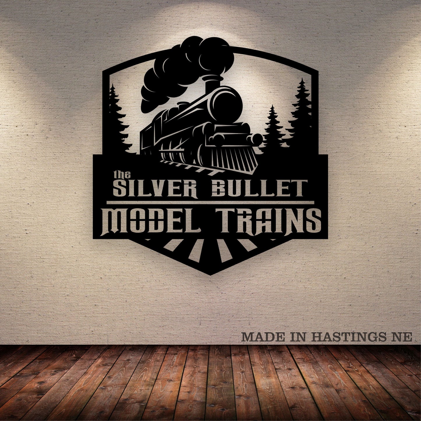 Custom Train Engine Vehicle Steam Metal Sign - Metal Decor Wall Art - Heavy Equipment Operator Gifts