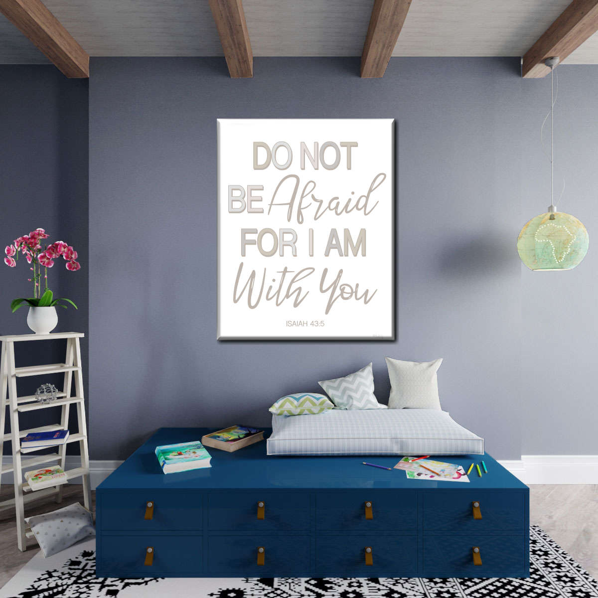Do Not Be Afraid Canvas Wall Art - Christian Wall Decor Art - Religious Wall Decor