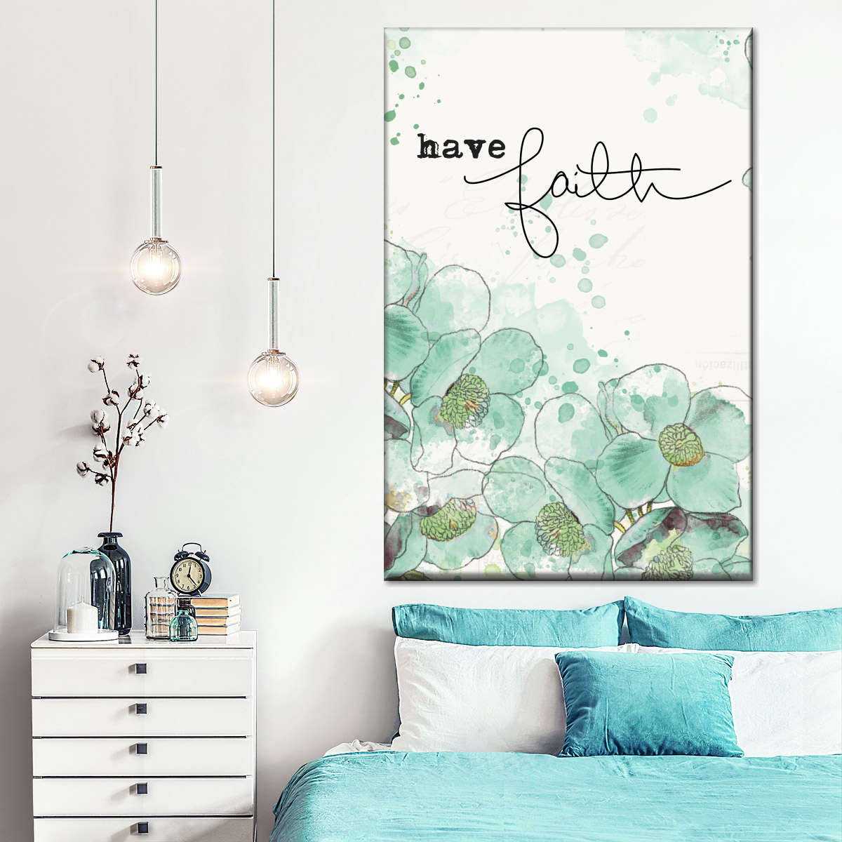 Dream And Faith Canvas Wall Art - Christian Wall Decor Art - Religious Wall Decor