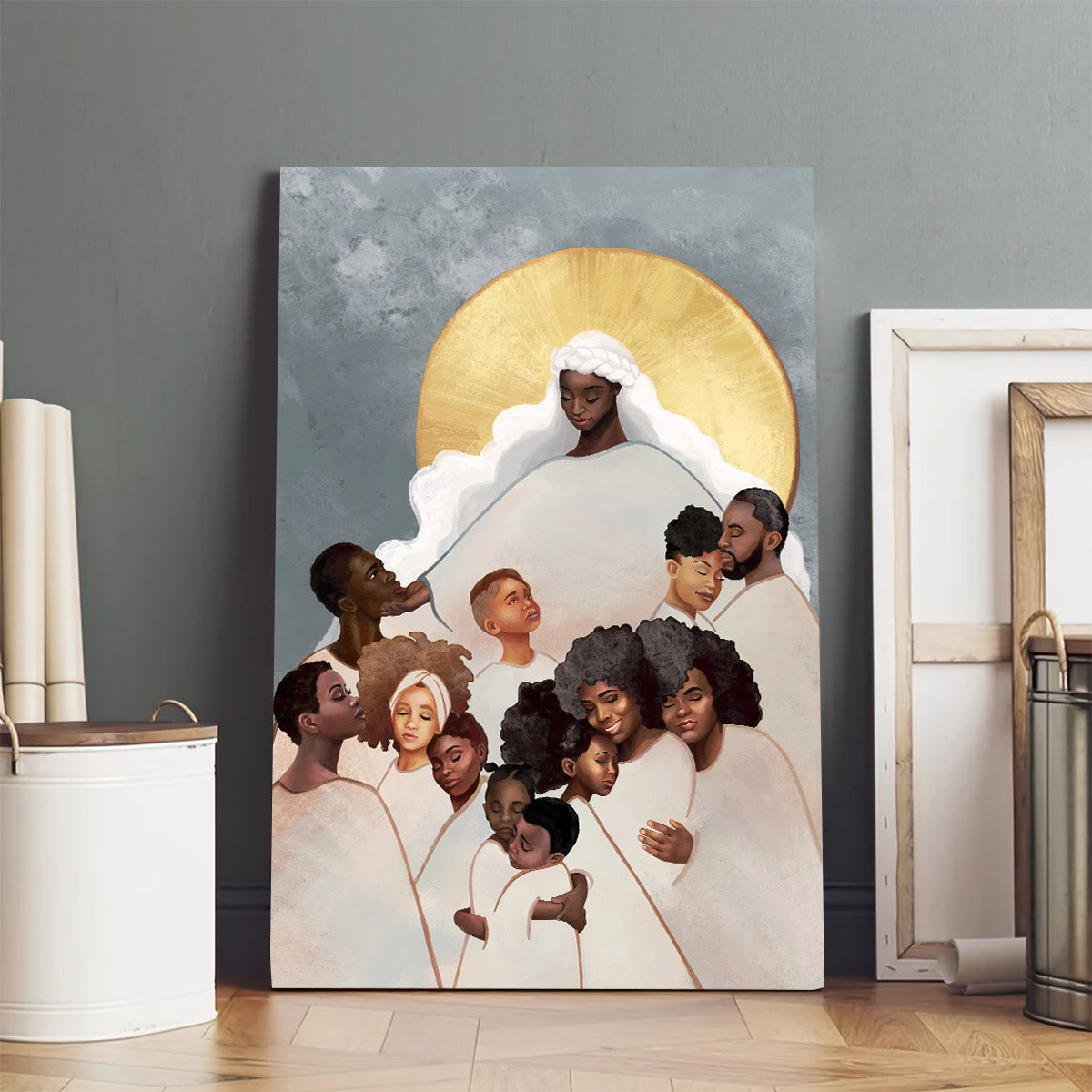 Embraced Wall Art Canvas - Religious Wall Art Canvas - Poster To Print