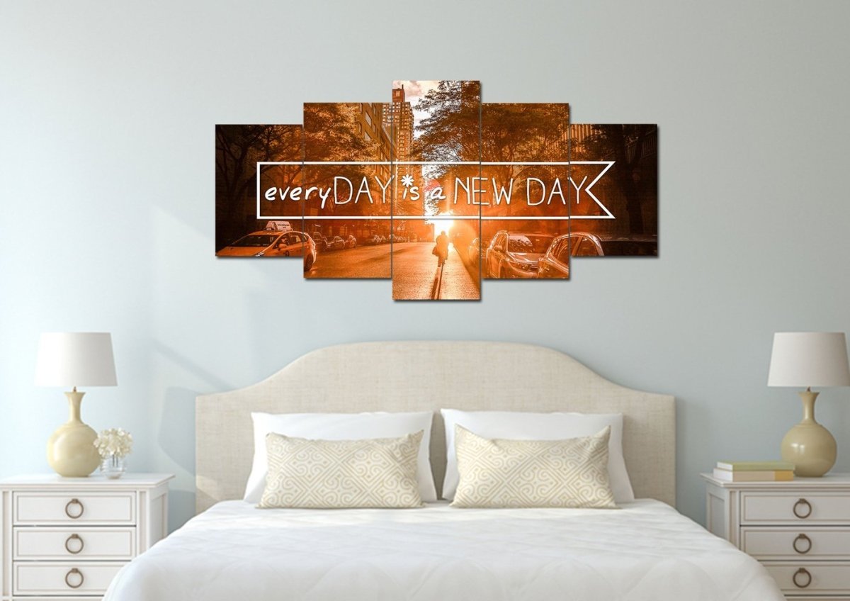 Everyday Is A New Day Canvas Wall Art Print - Christian Canvas Wall Art