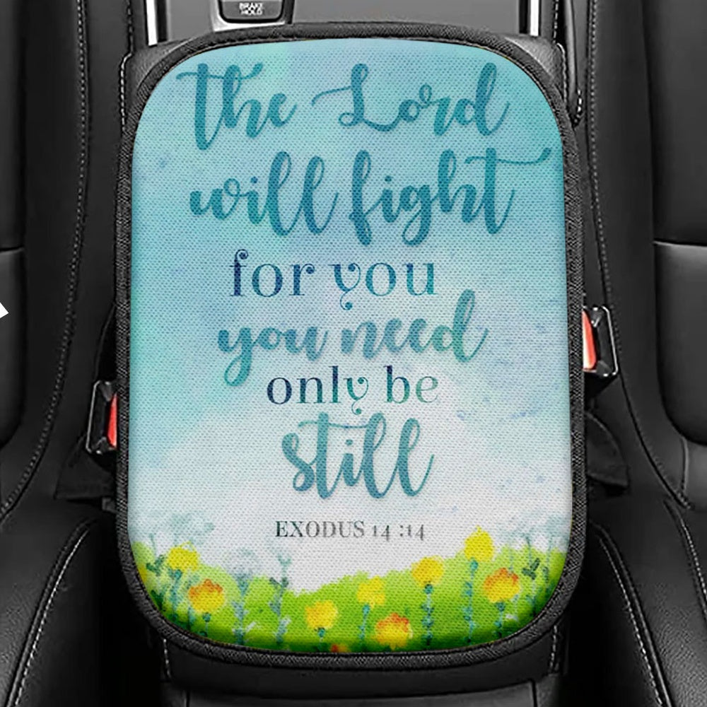 Exodus 1414 The Lord Will Fight For You Christian Seat Box Cover Bibl Exodus 1414 the lord will fight for you christian seat box cover bibl