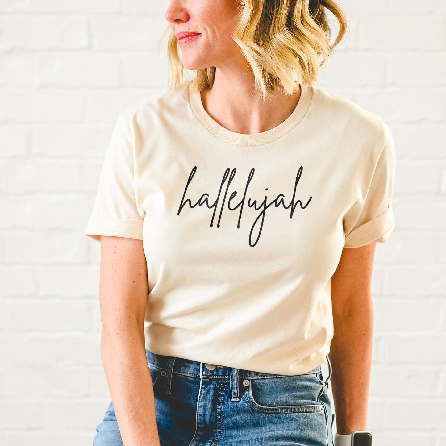 Hallelujah Tee Shirts For Women - Christian Shirts for Women - Religious Tee Shirts