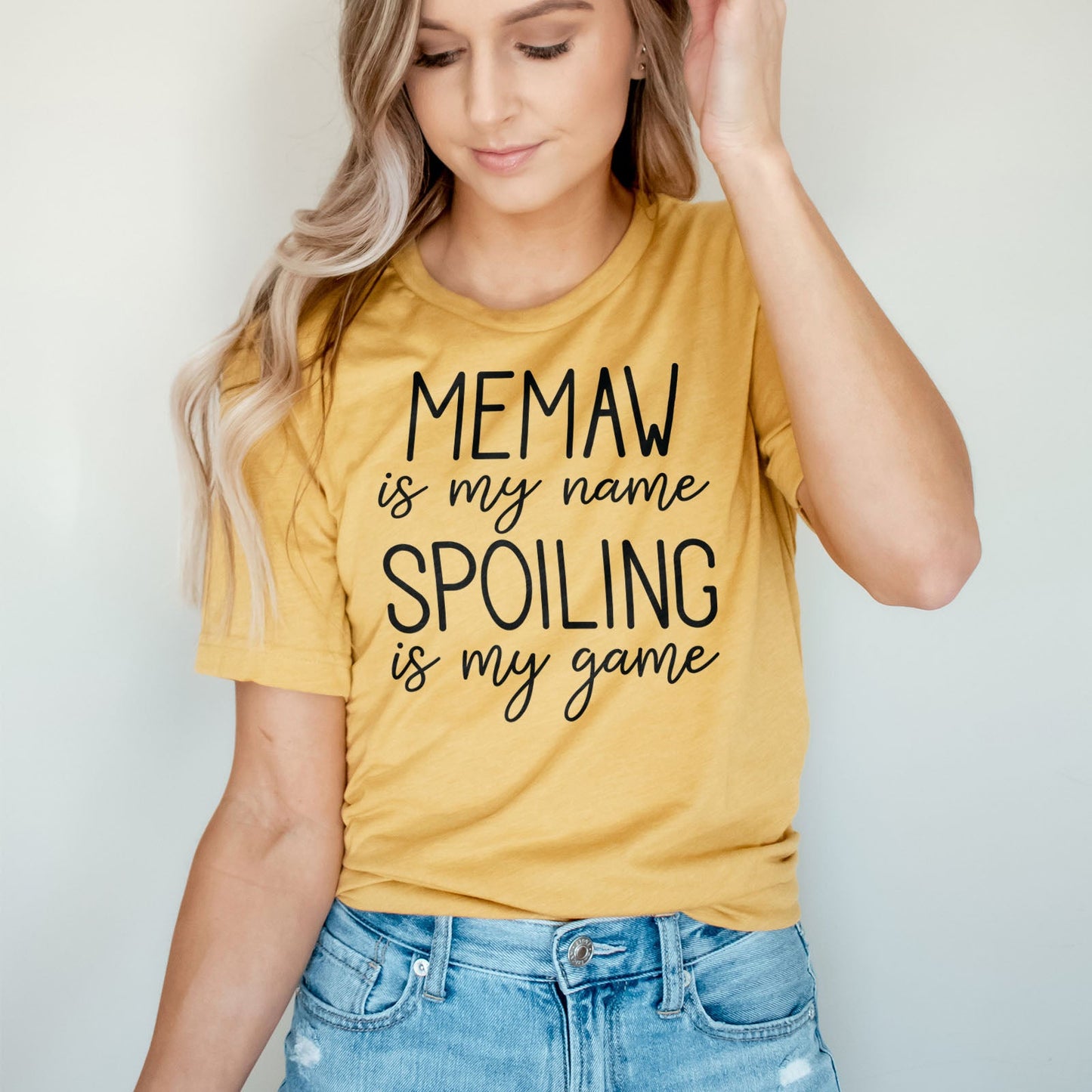 Memaw Is My Name Spoiling Is My Game Tee Shirts For Women - Christian Shirts for Women - Religious Tee Shirts