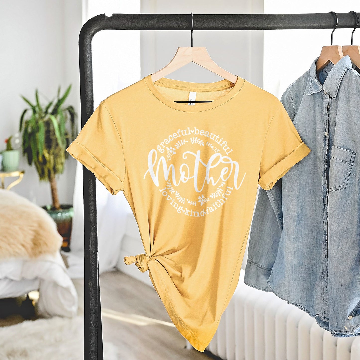 Mother Loving Kind Faithful Graceful Tee Shirts For Women - Christian Shirts for Women - Religious Tee Shirts