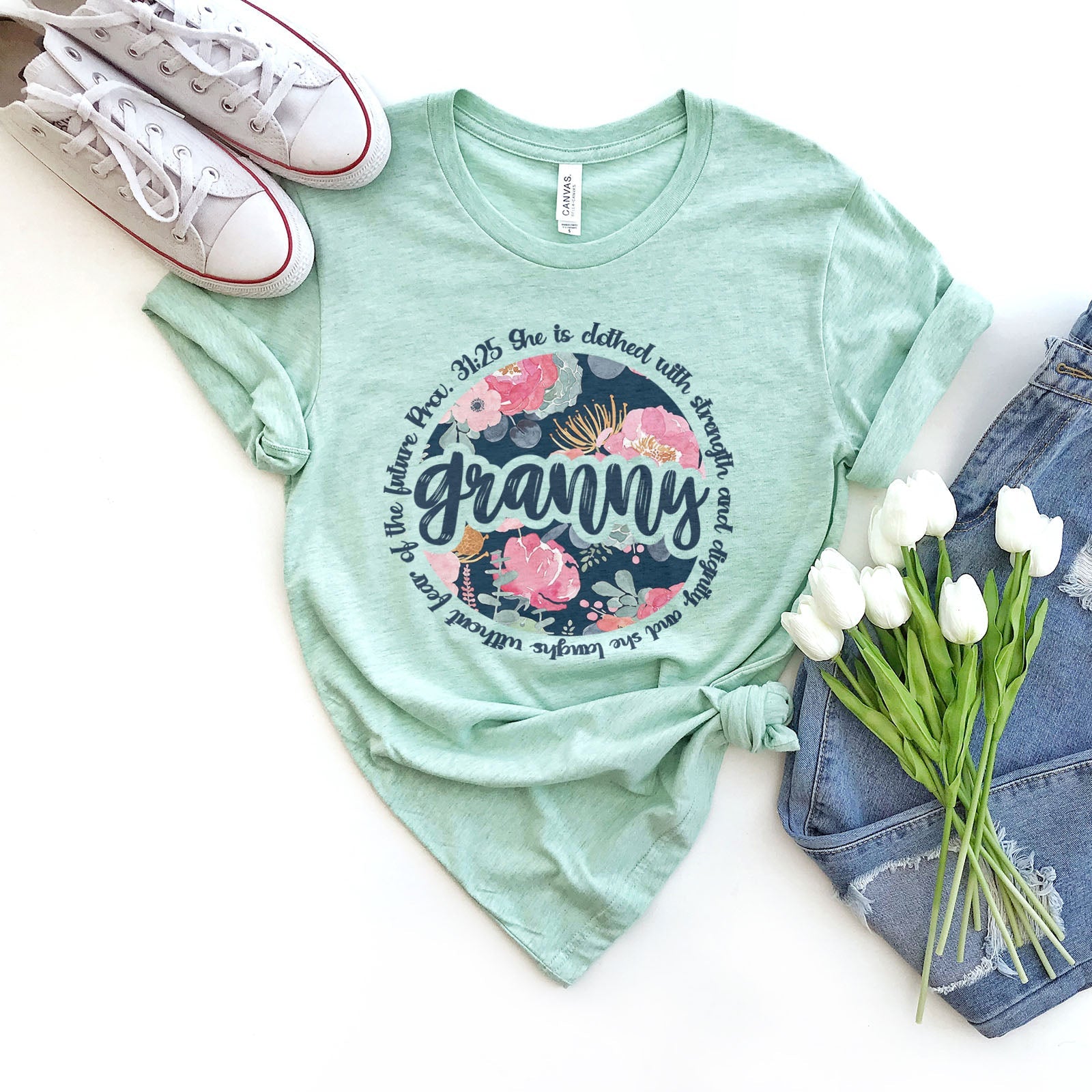 One Tough Grandmother - Grandmother T Shirt