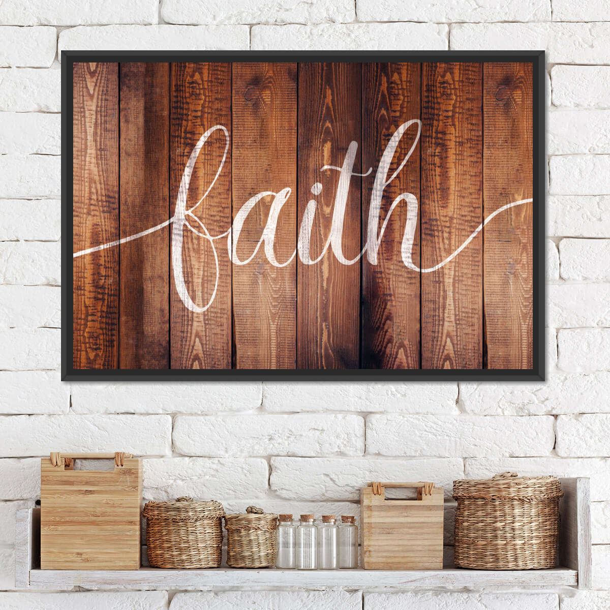 Faith Canvas Wall Art - Christian Canvas Wall Art - Religious Wall Art Canvas