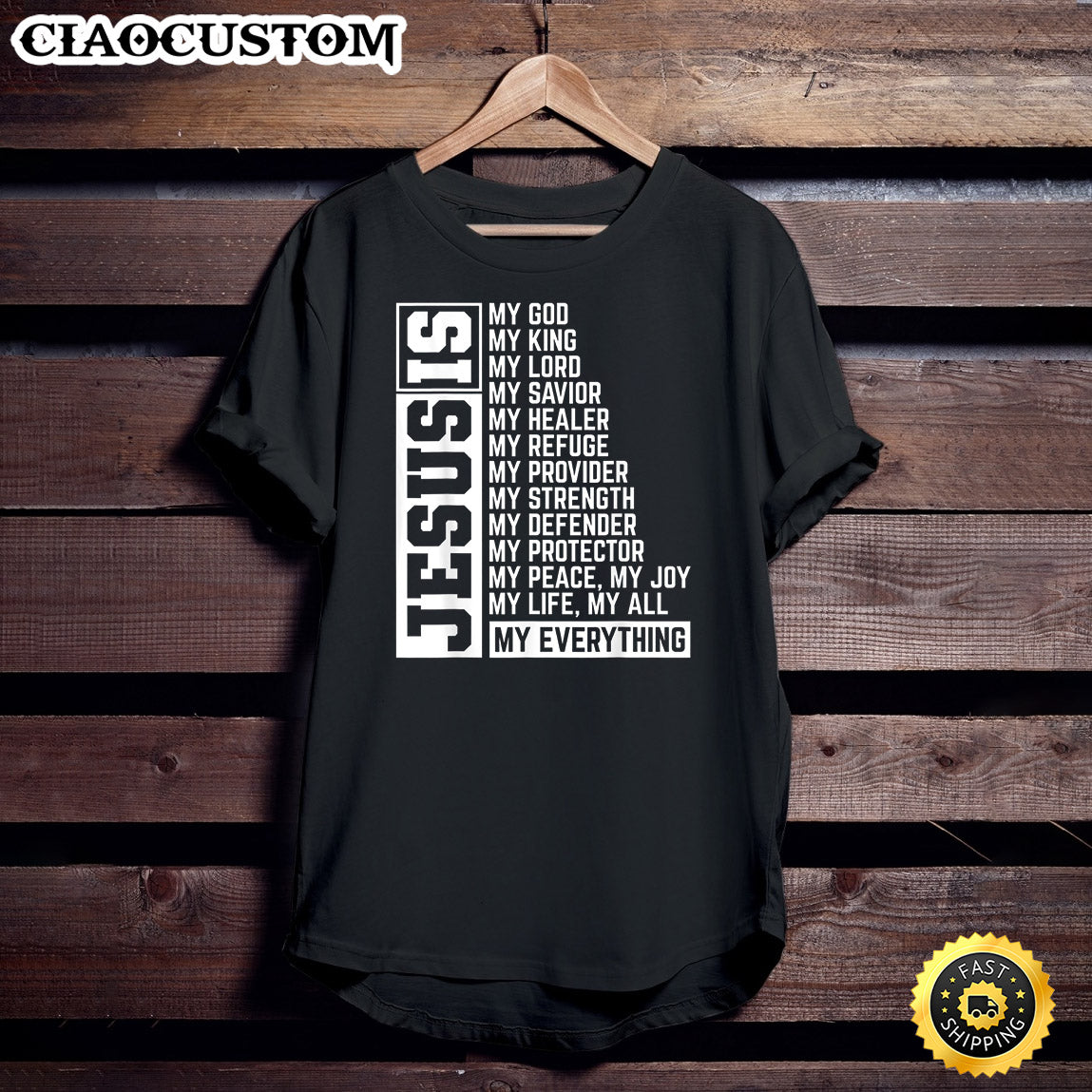 Faith Cross Christian Religious Jesus Lord Gift Jesus T-Shirt - Christian Shirt