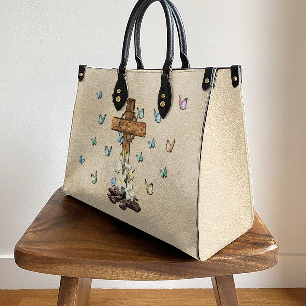 Faith I Can Only Imagine Leather Bag - Women's Pu Leather Bag - Gift For Grandmothers