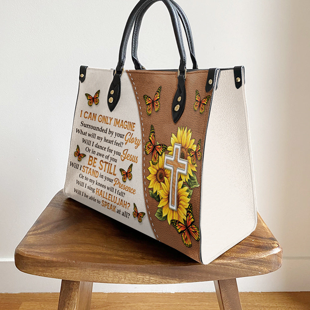 Faith Surrounded By Your Glory 3 Leather Bag - Women's Pu Leather Bag - Gift For Grandmothers