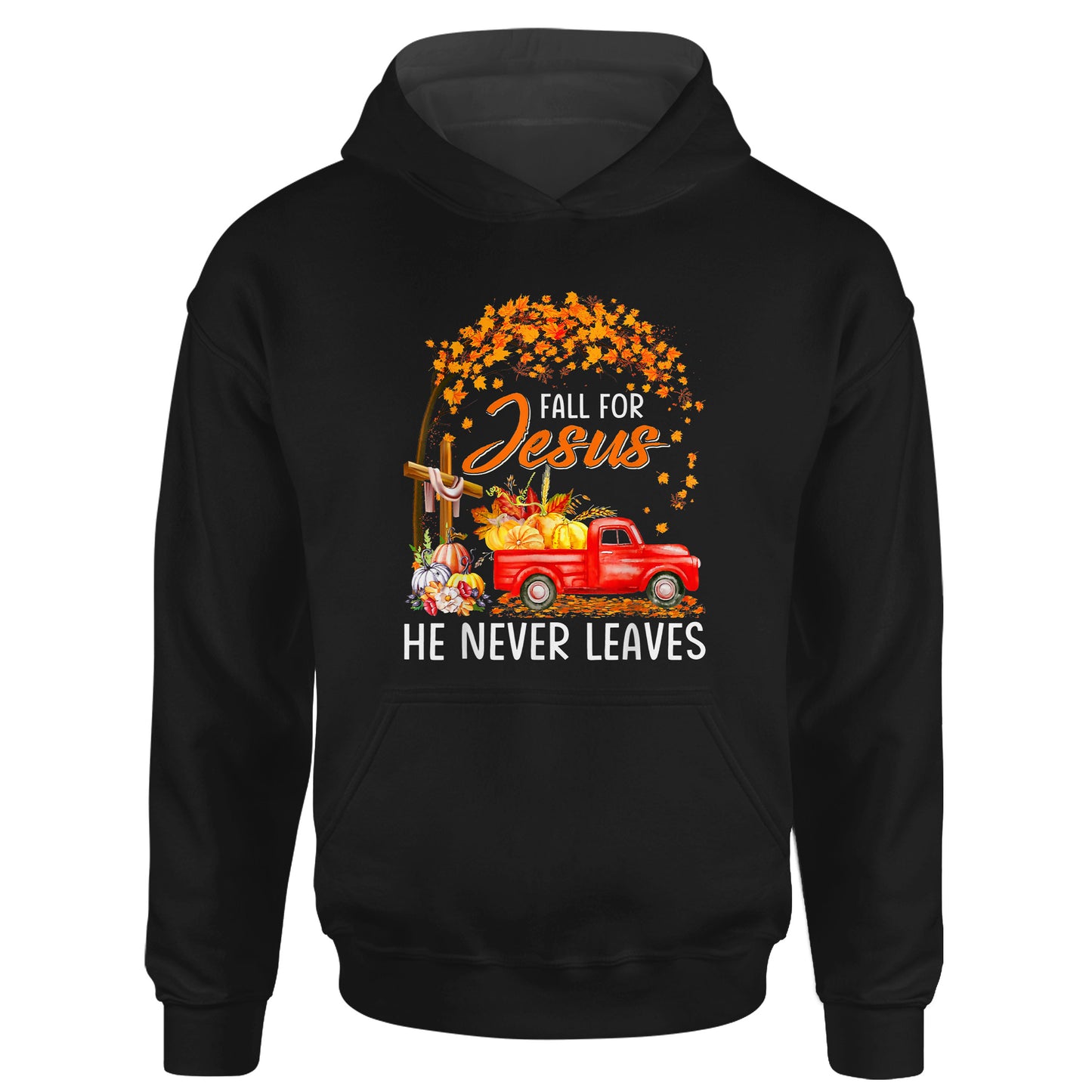 Fall For Jesus He Never Leaves Thanksgiving Party T-Shirt