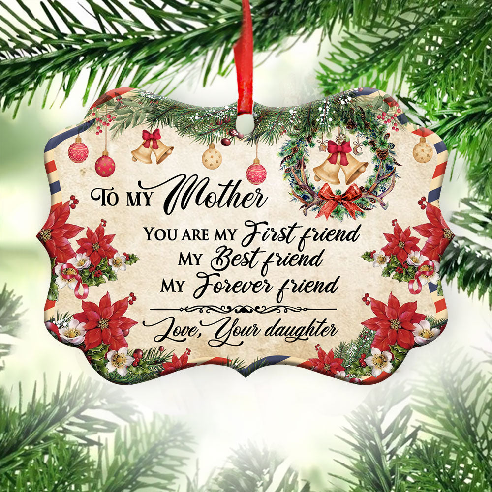 Family Letter For Mother Christmas Letter Ornament - Christmas Ornament - Ciaocustom