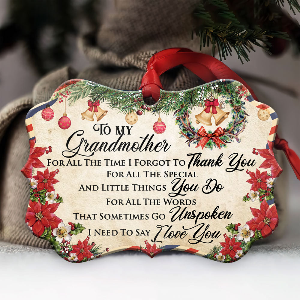 Family Letter To Grandma Christmas Letter Ornament - Christmas Ornament - Ciaocustom