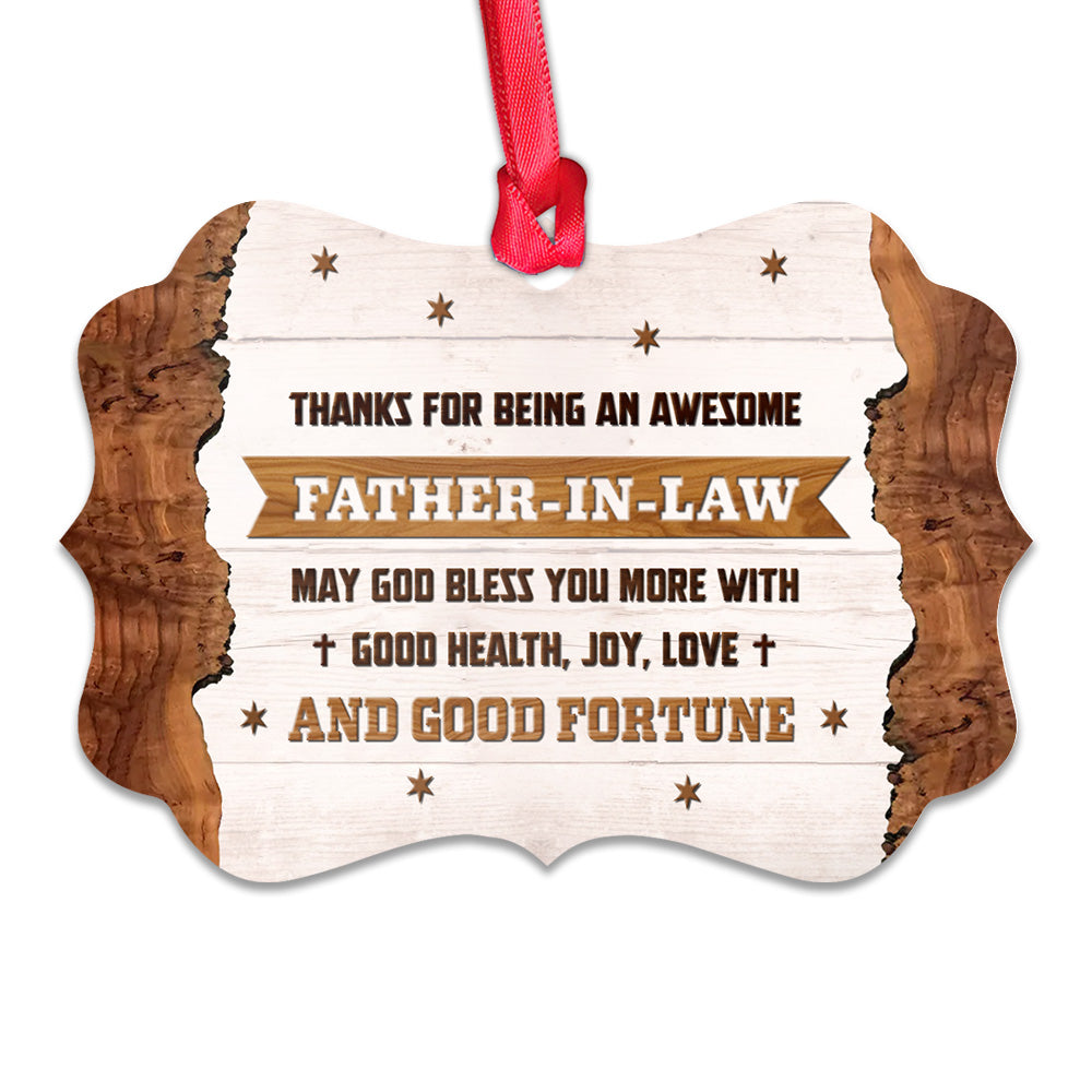 Father Gift An Awesome Father In Law Ornament - Christmas Ornament - Ciaocustom