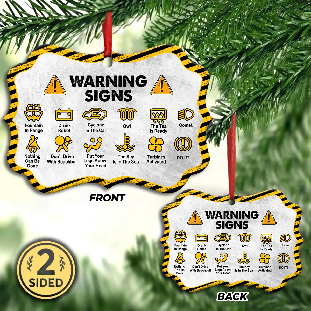 Father Gift Metal Ornament - Christmas Ornament - Christmas Gift