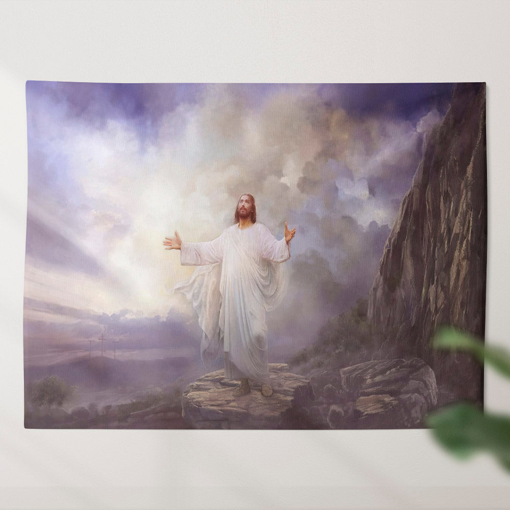 For This Purpose I Have Come - Jesus Wall Tapestry - Christian Wall Tapestry - Religious Tapestry Wall Hangings - Tapestry Wall Hanging - Ciaocustom