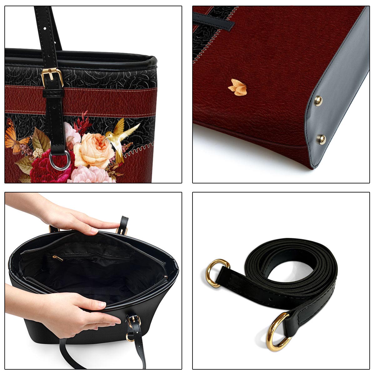 For I Am Not Ashamed Of The Gospel Personalized Pu Leather Tote Bag For Women - Mom Gifts For Mothers Day