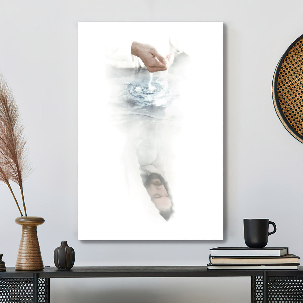 Fount Of Living Water - Jesus Wall Pictures - Jesus Canvas Painting - Jesus Poster - Jesus Canvas - Christian Gift - Ciaocustom