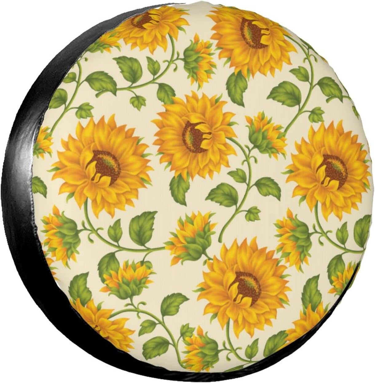 Fresh Sunflower Tire Totes Spare Tire Cover - Christian Tire Cover