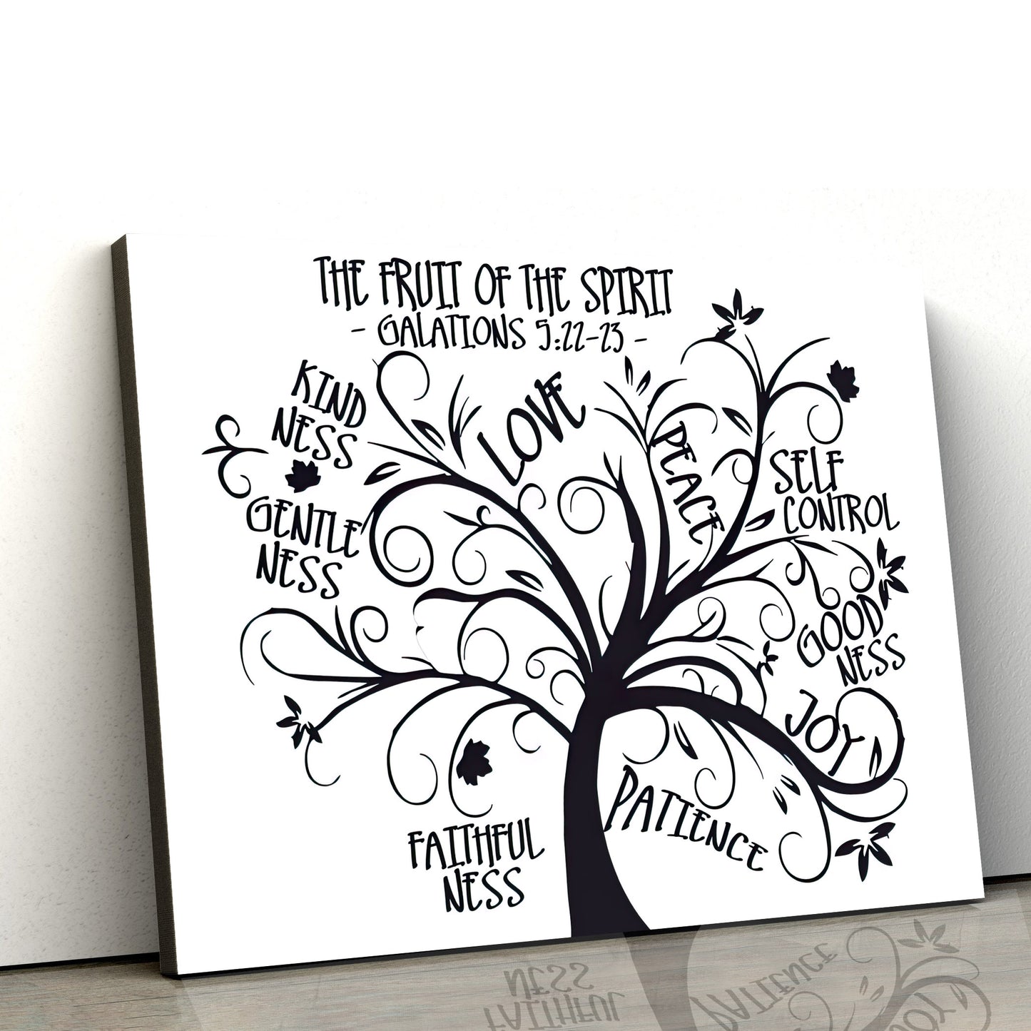 Fruit Of The Spirit Art On Canvas - Galatians 5 22-23 Poster To Print