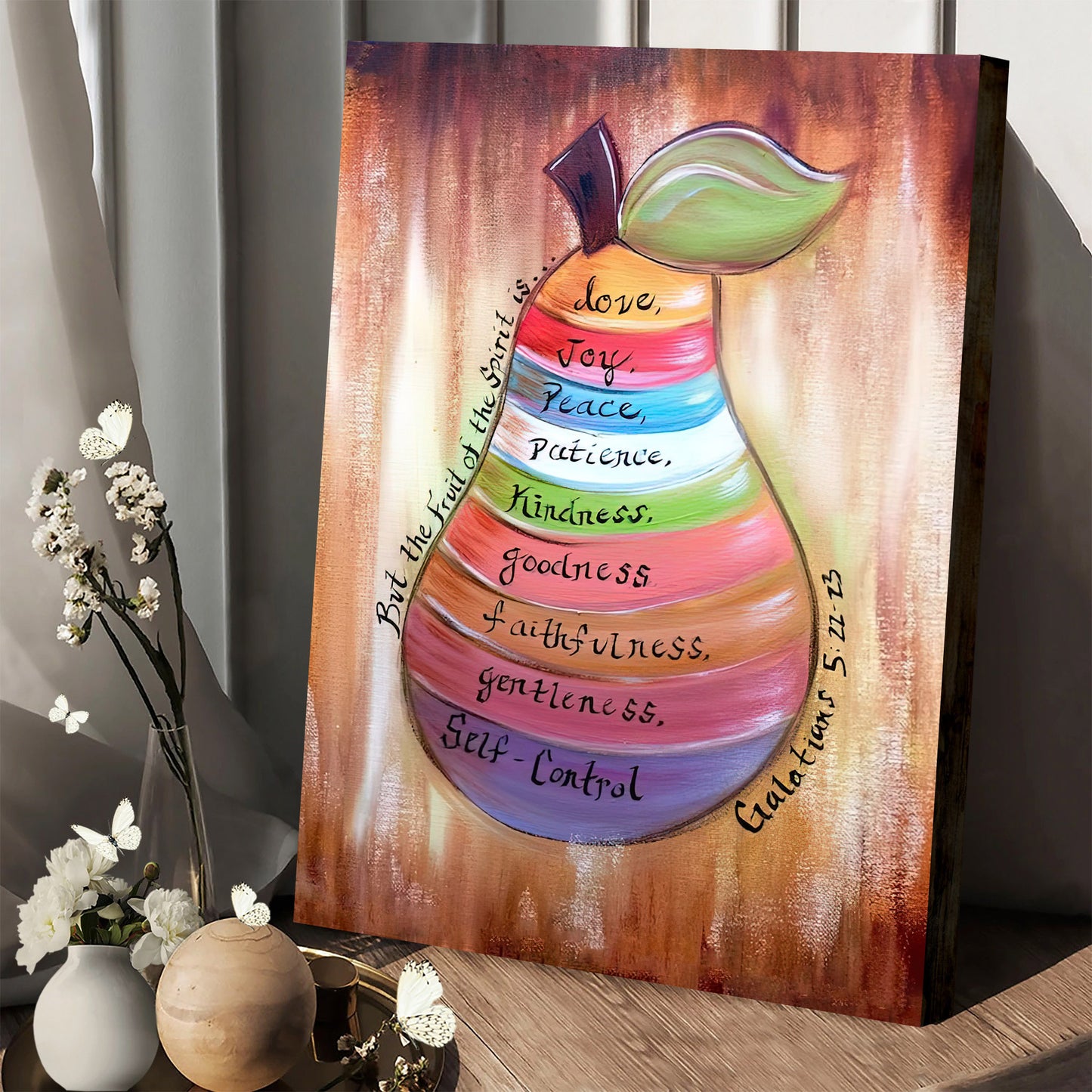 Fruit Of The Spirit Wall Art - Bible Verse Wall Art - Christian Home Decor