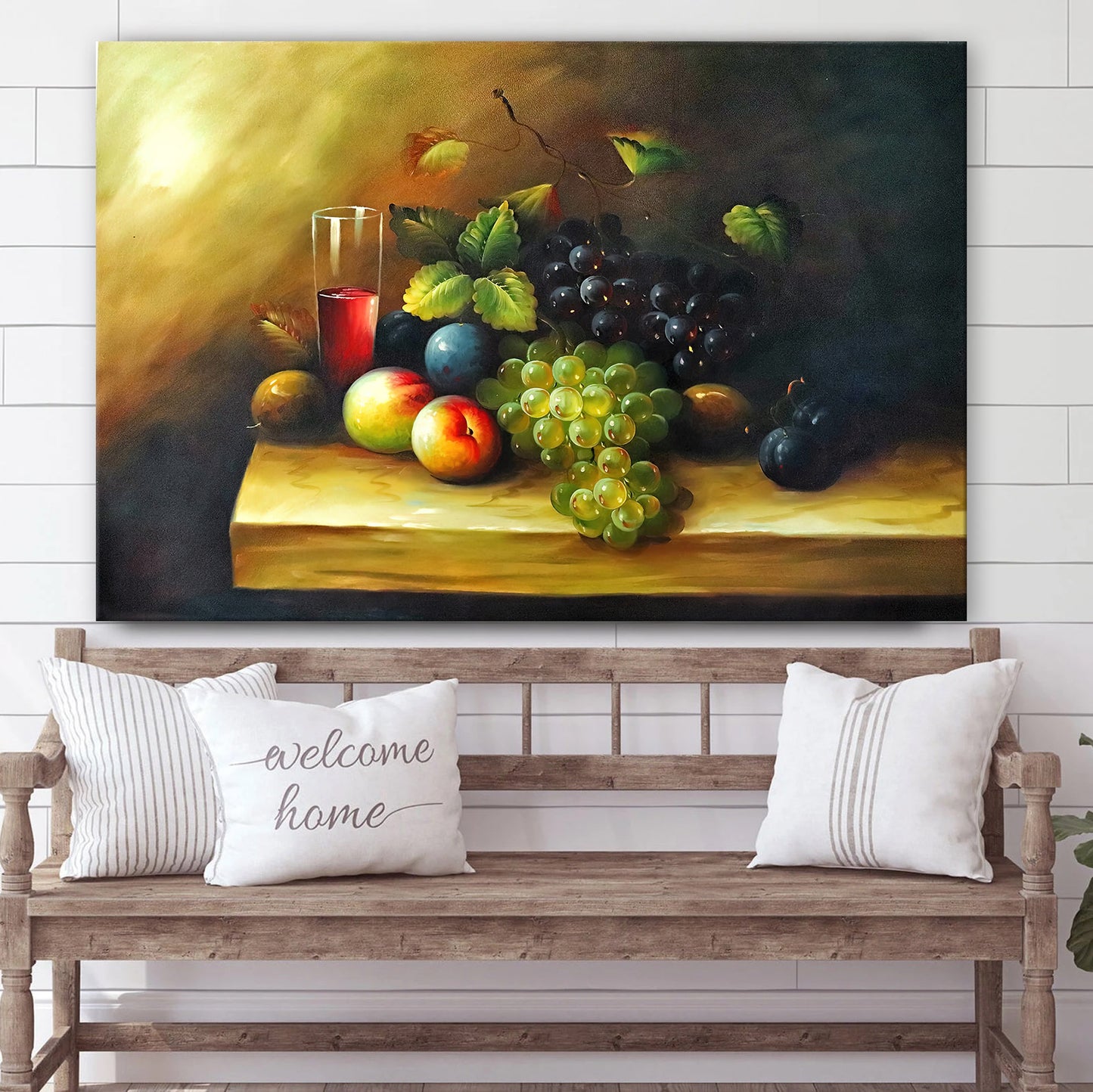 Fruits Original Oil Painting Canvas Wall Art - Canvas Wall Decor - Home Decor Living Room