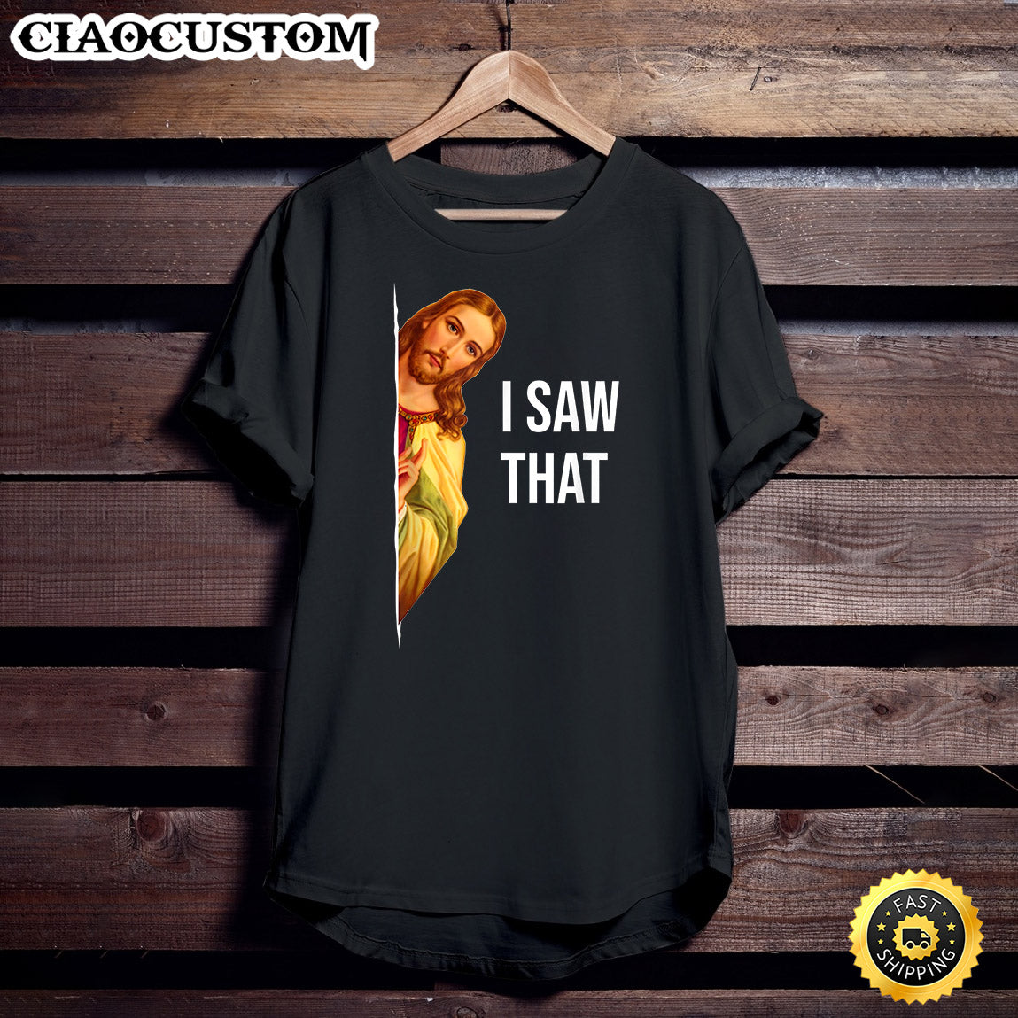 Funny Quote Jesus Meme I Saw That Womens Mens T-Shirt - Christian Shirt