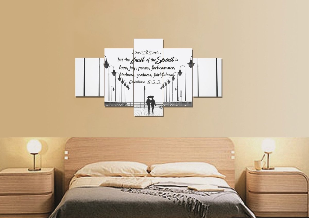Galatians 522 Fruit Of The Spirit Wall Bible Verse Canvas Wall Art - Christian Canvas Wall Art