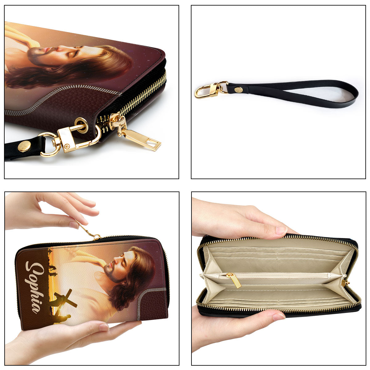 Gifts For Religious Women 1 Timothy 25 Clutch Purse For Women - Personalized Name - Christian Gifts For Women