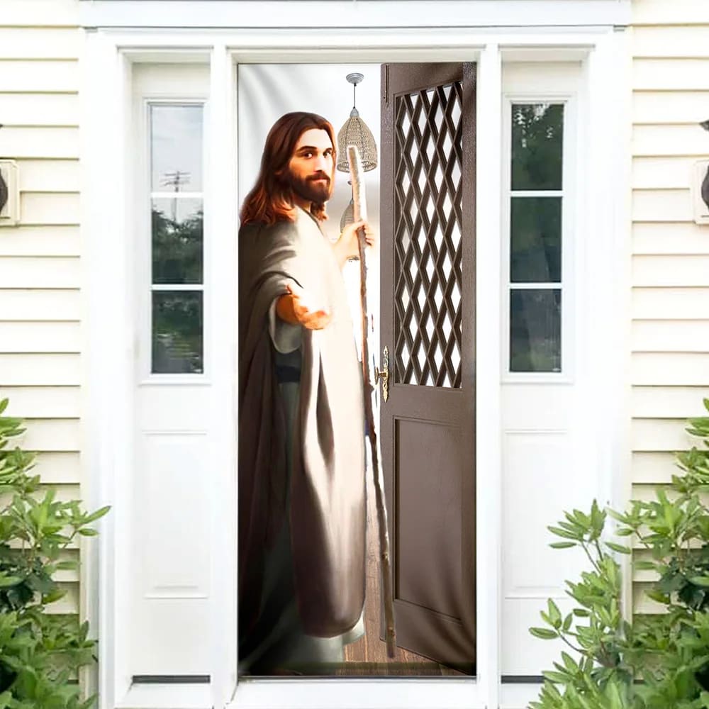 Give Me Your Hand Door Cover - Jesus Door Cover - Religious Door Decorations