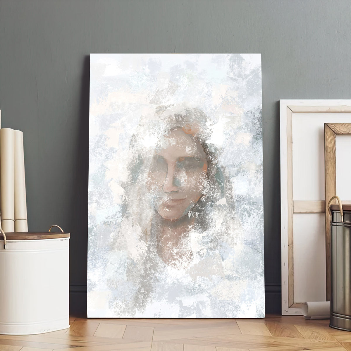 Glimpses Divine Feminine, Water, The Veil Heavenly Mother Religious Art