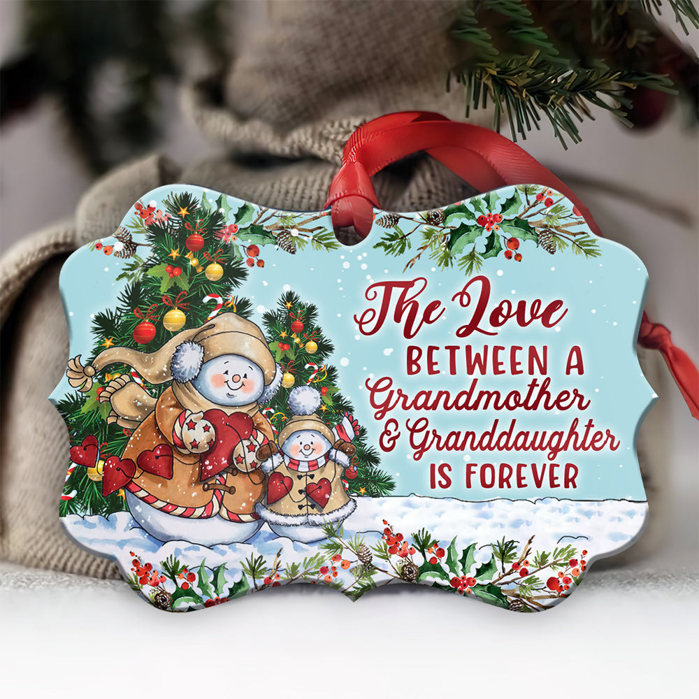 Gmg The Love Between A Grandmother And Granddaughter Is Forever Ornament - Christmas Ornament - Ciaocustom