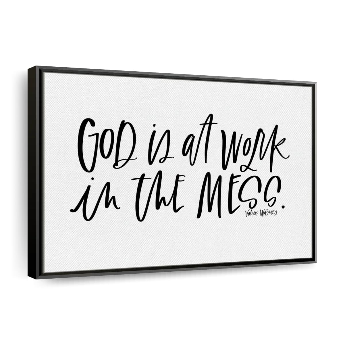 God Is At Work Canvas Wall Art - Christian Canvas Wall Art - Religious Wall Art Canvas