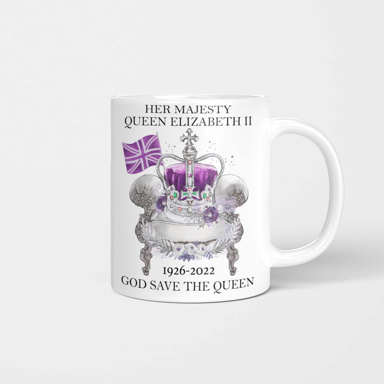 God Save The Queen, Her Majesty Queen Elizabeth Ii, Memory About Queen Elizabeth Ii Mug
