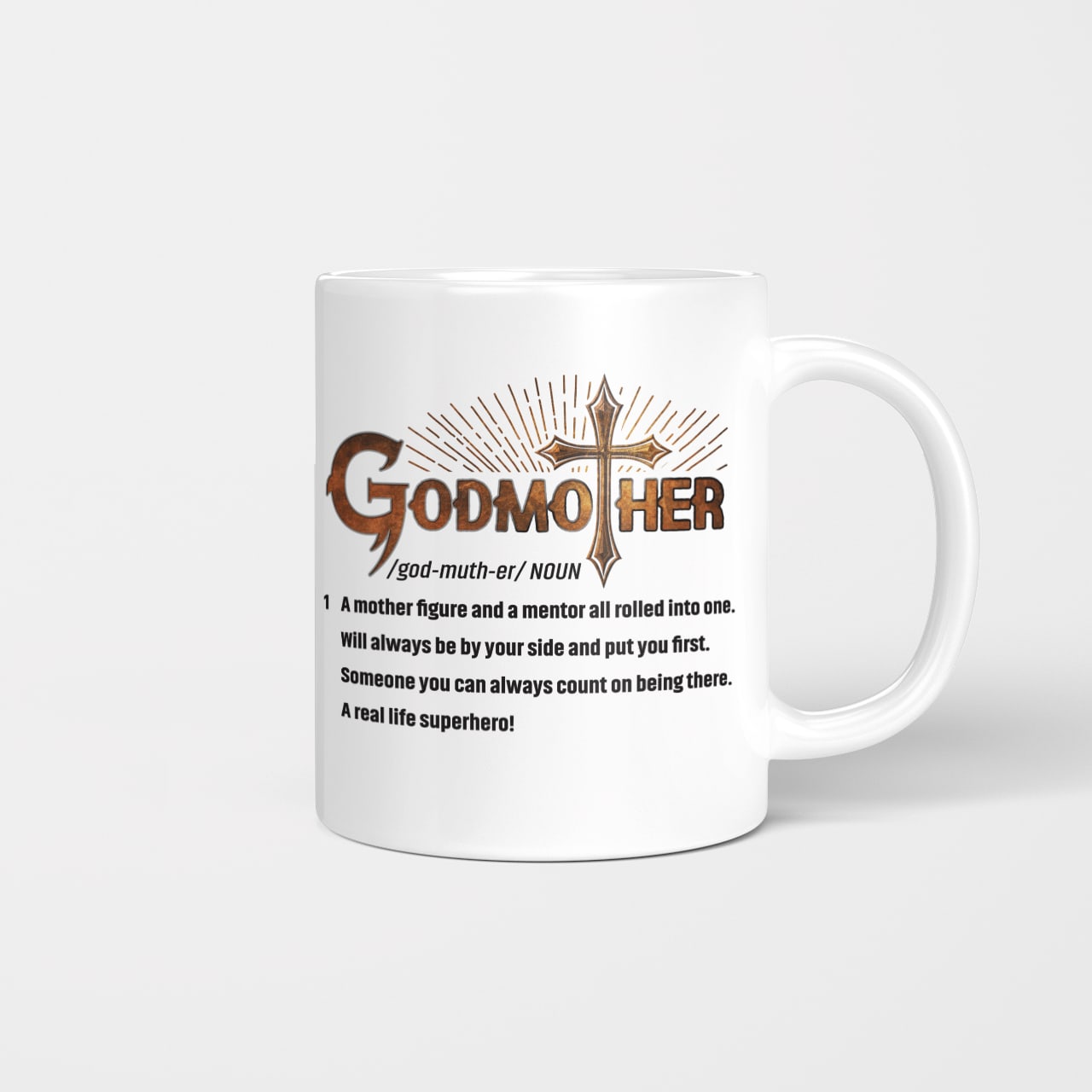 Godmother, Godmother Gift, The Godmother Mug, Tee Shirt Gift For Godmother