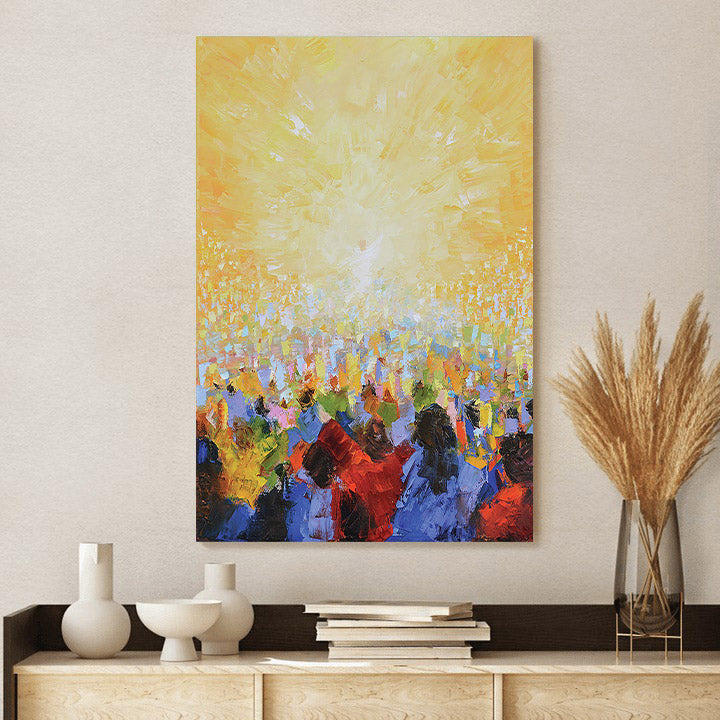 Hallelujah Easter Canvas Wall Art - Easter Canvas Pictures - Christian Canvas Wall Decor