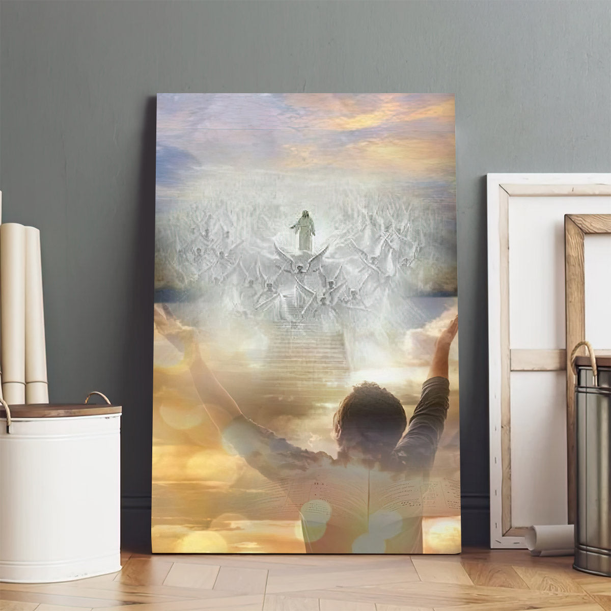 He Ascended Into Heaven In A Cloud And Will Return Again With Clouds