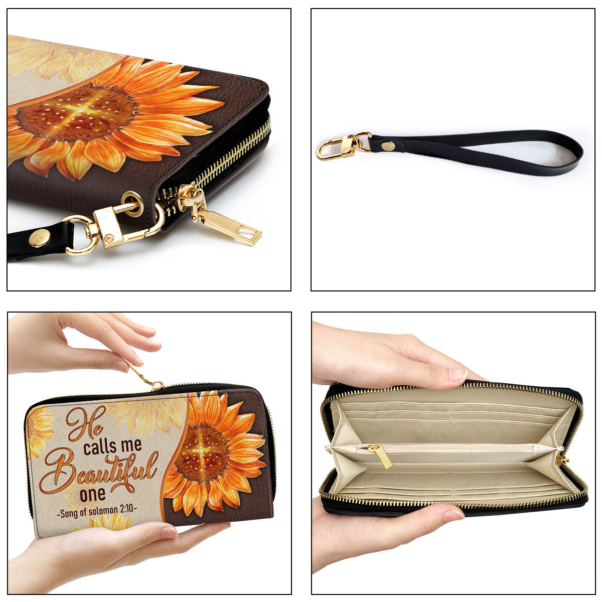 He Calls Me Beautiful One Clutch Purse - Women Clutch Purse