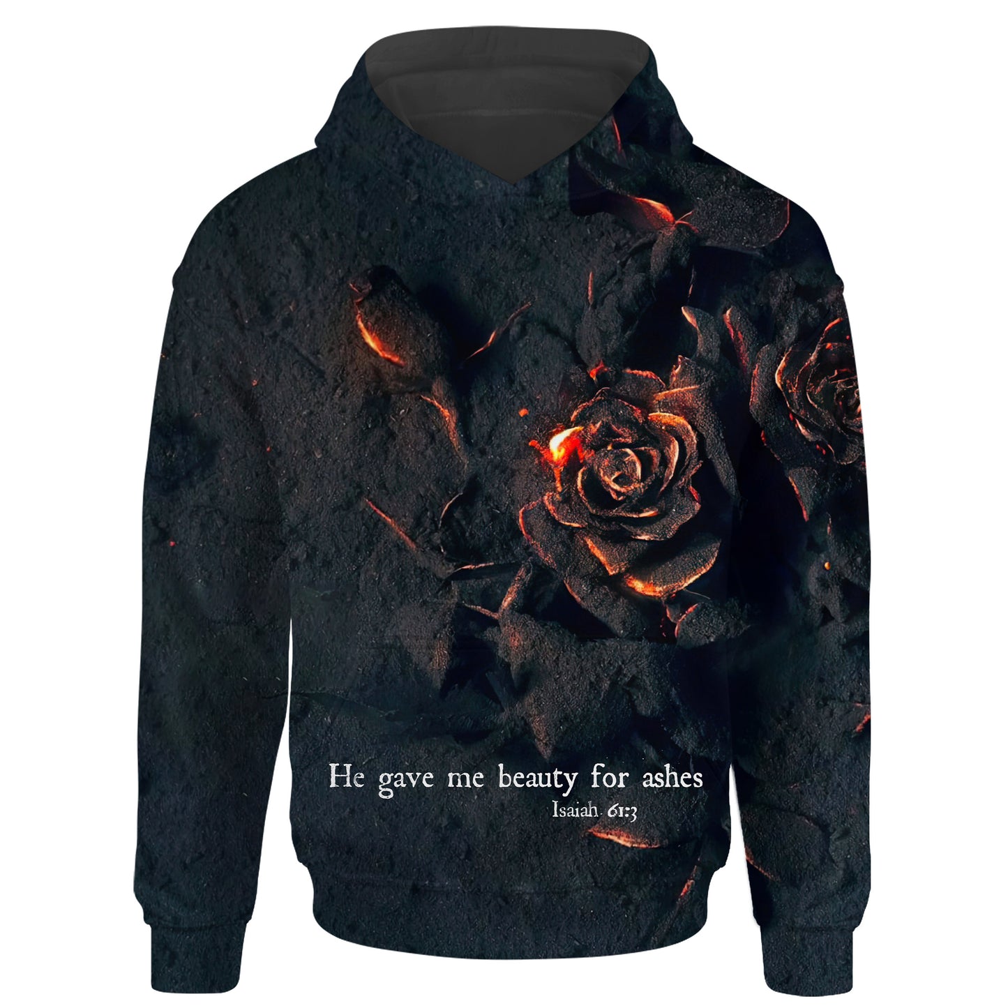 He Gave Me Beauty For Ashes Isaiah 61 3 Jesus Christ 3d Hoodie - 3d Jesus Shirts