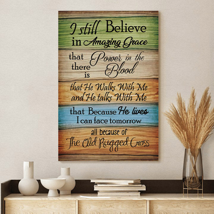 He Walks With Me And He Talks With Me Canvas Painting - Art For Wall Decor #2